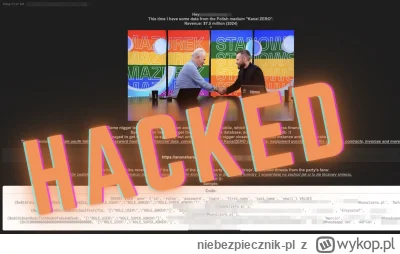 niebezpiecznik-pl - Ktoś zhackował jeden z serwerów Kanału ZERO @OficjalneZero i opub...