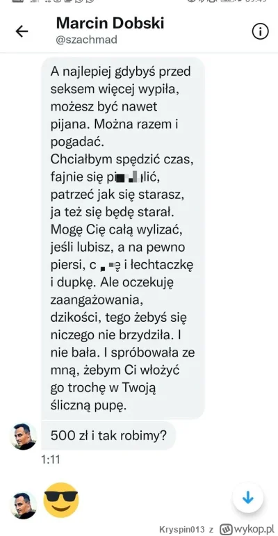 Kryspin013 - @Turin89: 1500 zł? To na 3 prostytutki by starczyło xD
