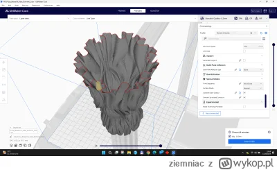 ziemniac - Mireczki, czy da się zmienić jakieś ustawienie w Cura, żeby ścianki tego w...