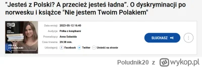 Poludnik20 - (do odsłuchania bez paywalla) „Polacy stanowią najliczniejszą mniejszość...