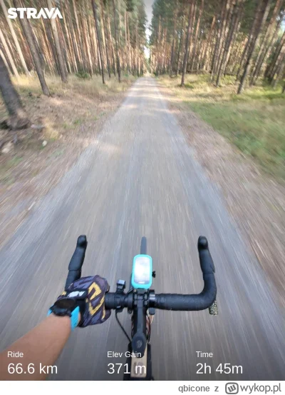 qbicone - 723 281 + 67 = 723 348

Na gravela powrut. Pierwszy raz od połowy lipca jak...