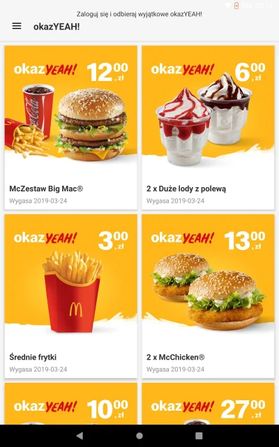 arekis77 - Jeszcze 5 lat temu takie kupony były w maku. 
#mcdonalds