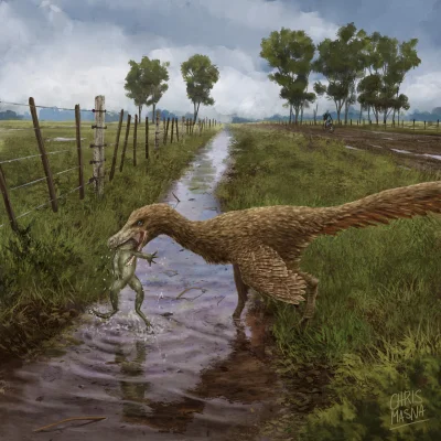 GARN - #sztuka #art #paleoart autor: Chris Masna | Zanja | Software Used: Photoshop