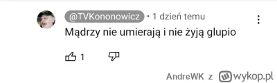 AndreWK - #kononowicz mam nadzieję, że ktoś go jutro godnie przywita eko śmiecia