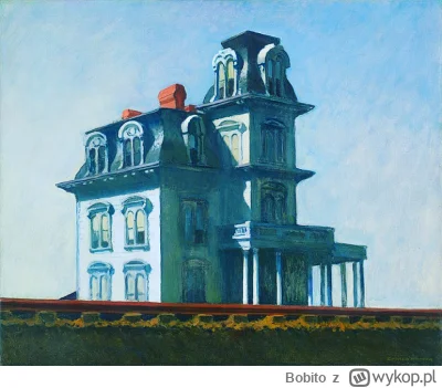 Bobito - #obrazy #sztuka #malarstwo #art

Dom przy kolei, Edward Hopper (1925)