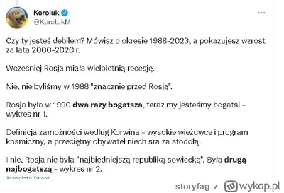 storyfag - Koroluk masakruje korwina faktami i logiką
https://twitter.com/KorolukM/st...