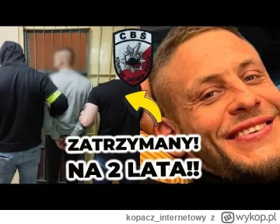 kopacz_internetowy - Paweł BOMBA Scarface zatrzymany na 2 Lata do więzienia...
Dobra ...