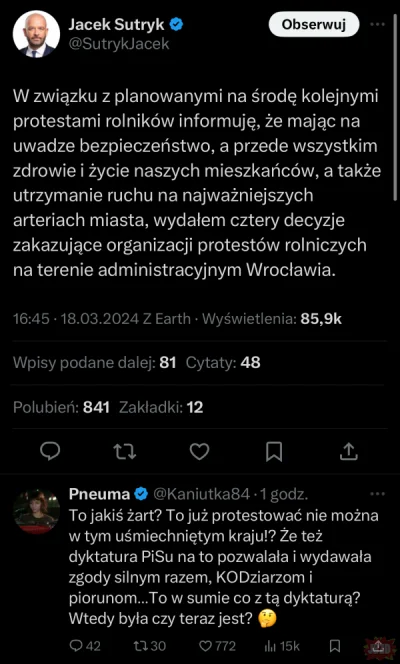 DoktorStyle - Wróciła staromodna demokracja, więc protesty się skończyły( ಠ_ಠ) 

#bek...