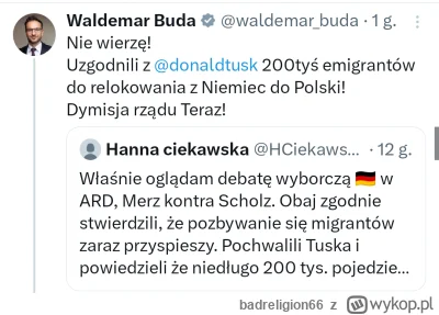 badreligion66 - #polityka Tak, na pewno tak powiedzieli. Za taka dezinformację Buda p...