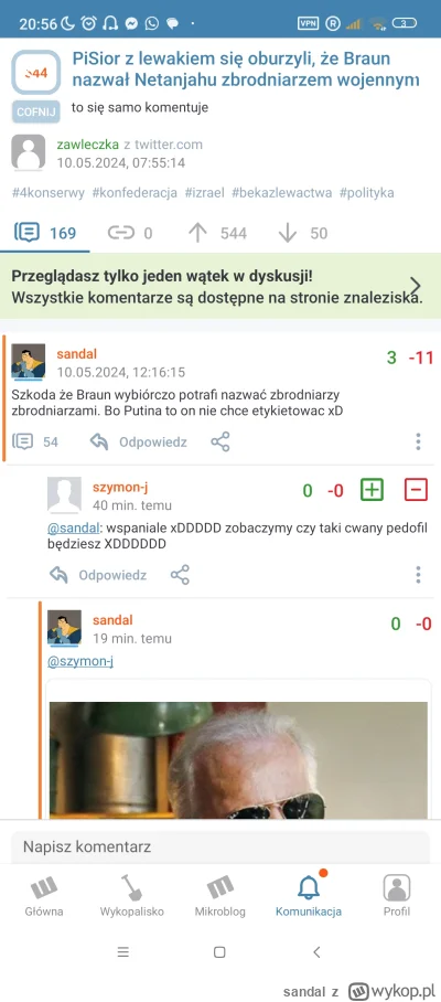 sandal - @Lambo994 oj są, patrz na typa jak się wściekł jak obraziłem brauna xD o moż...