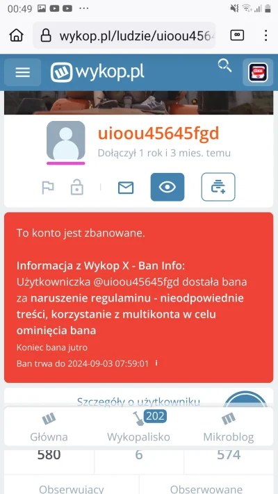 CzikaKiri - @uioou45645fgd: Co tam pohukujesz zza czarnojlisty? 2 razy już Cię posyła...