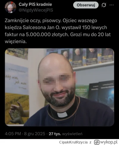 CipakKrulRzycia - #bekazkatoli #bekazpisu #polityka