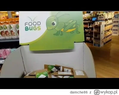 damche86 - Jadalne owady - Food bugs w polskich sklepach. Nowa przyszłość jedzenia?

...