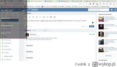 Cedrik - Mirki, po aktualizacji systemu nie dziala mi l+alt i s+alt, pod l+alt mam FP...