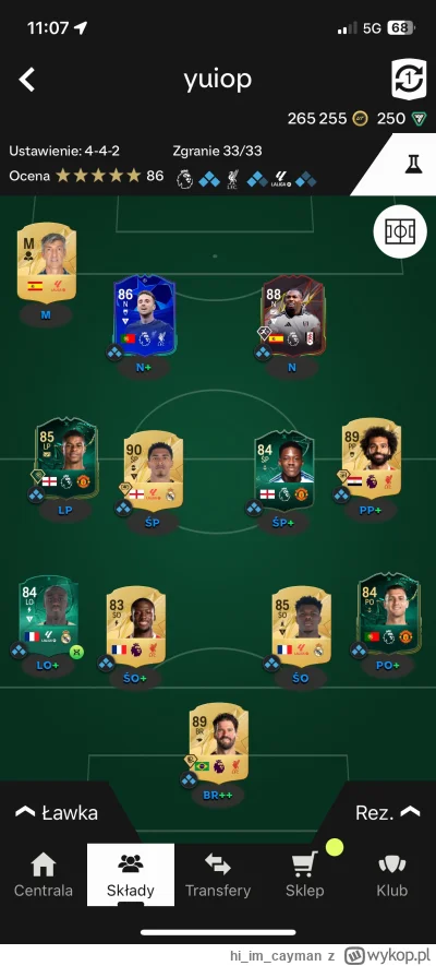 hiimcayman - #fut kurde coś nie mam flow grając tym składem, o ile już Piła trafi pod...