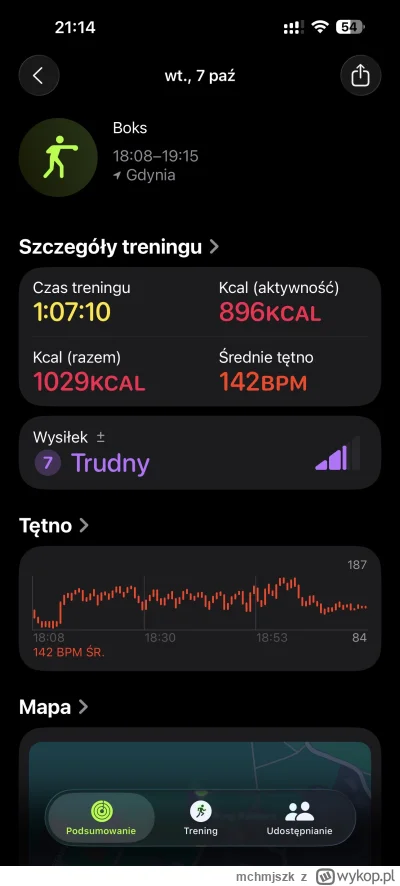 mchmjszk - @theexitest 
Jeżeli dane są z której z aplikacji ( strava itd) to Apple Wa...