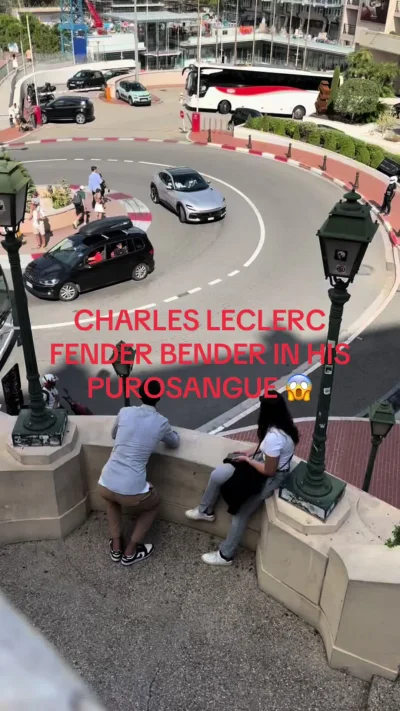 szlugiikalafiory - CHARLES LECLERC ROZBIJA FERRARI W MONAKO... na publicznej drodze (...