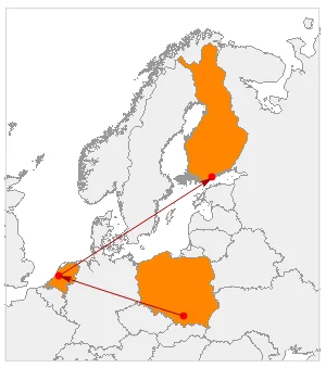 Jushur - @Bondswift: "Kraków - Amsterdam - Helsinki"