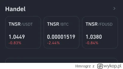 Hmrogrz - #kryptowaluty #binance #krypto

Co oznaczają te minusy przy handlu? Ogólnie...