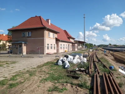 M4rcinS - Przebudowywana stacja kolejowa Wydminy.
#kolej #wydminy #mazury #warminskom...