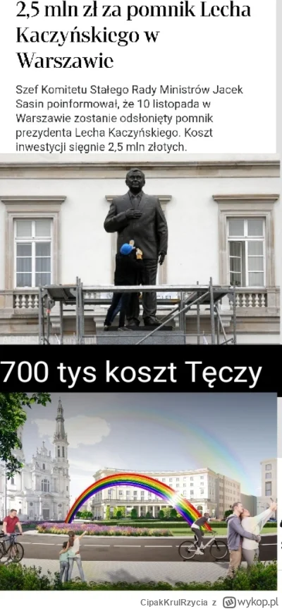 CipakKrulRzycia - #warszawa #lgbt #polityka #bekazpisu
Tęcza trzy razy taniej. Wstawi...