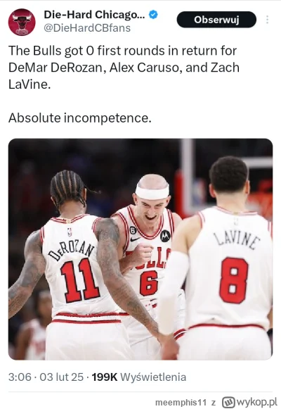 meemphis11 - Kolejna kompromitacja zarządu Byków 

#nba