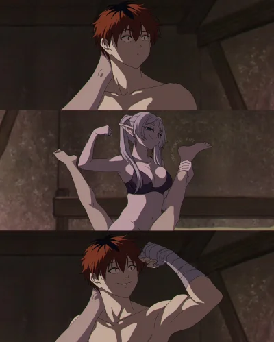 Krole - #randomanimeshit #sousounofrieren #frieren #stark #fern #himmel #anime