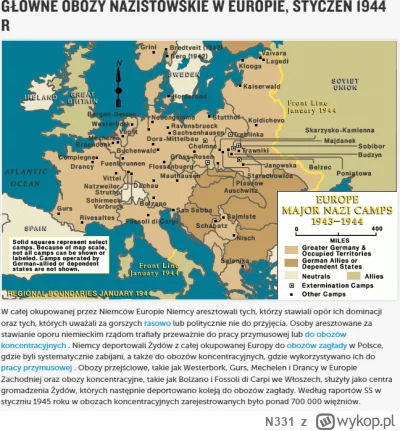 N331 - @N331: 
Niemcy deportowali Żydów z całej okupowanej Europy do obozów zagłady w...