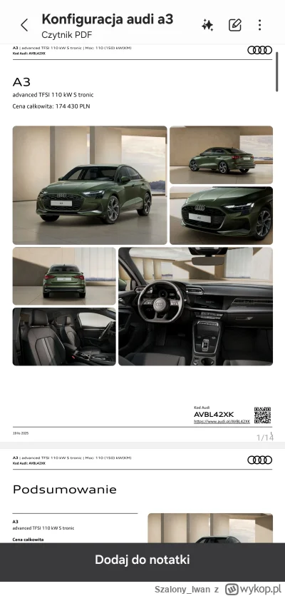 Szalony_Iwan - #samochody #audi

Po poszukiwaniaxh nowego auta , zastanawialem sie na...