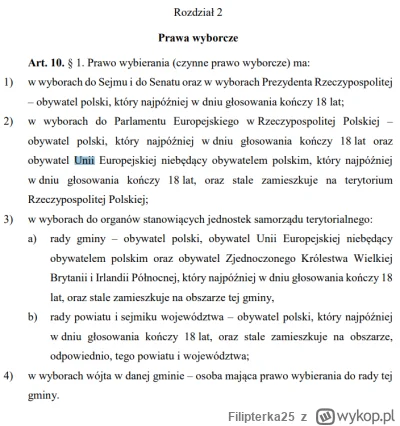 Filipterka25 - > osoba ze stałym pobytem bez obywatelstwa nie ma ani czynnego ani bie...