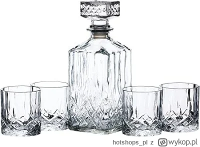 hotshops_pl - BarCraft Karafka do whisky i szklany zestaw upominkowy, 5-częściowy

ht...