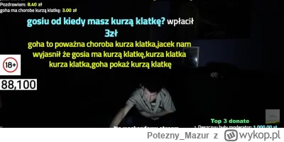 Potezny_Mazur - Jest taka choroba kurza klatka panie ołówek Pan Dr Jasek jest od tego...