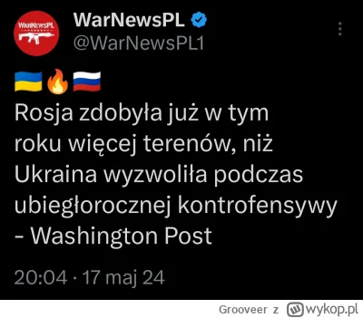 Grooveer - Obawiam się że to dopiero początek
#wojna #ukraina #rosja