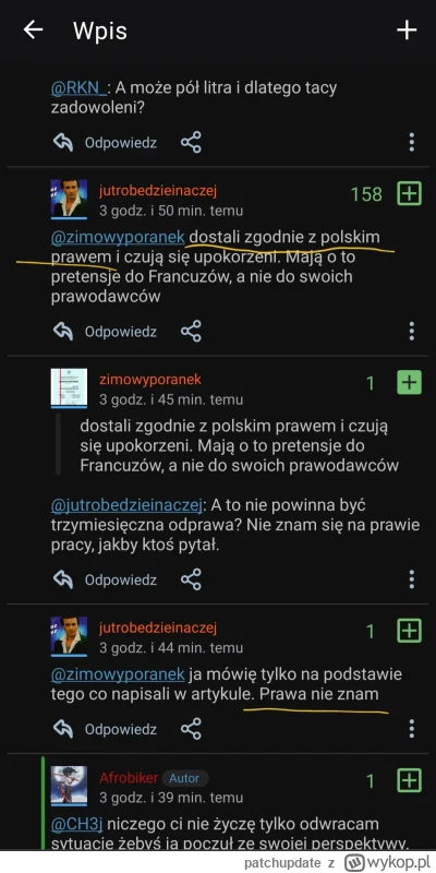 patchupdate - #justwykopthings