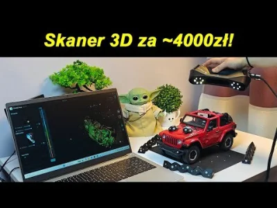 LowcyChin - Skaner 3D Creality Raptor - Czy Amator da sobie z nim rade? Test i zastos...