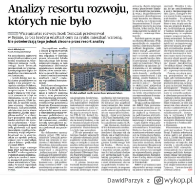 DawidParzyk - Wiceszef @MRiTGOVPL Jacek Tomczak na komisji infrastruktury przekonywał...