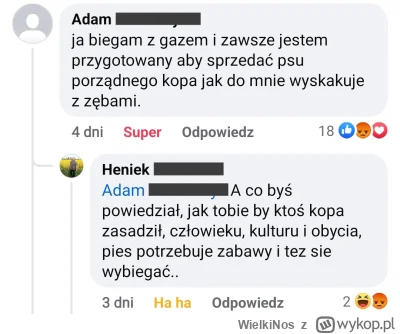 WielkiNos - Podbiega do ciebie pies i chce ugryźć, a ty się bronisz? Jak śmiesz człow...