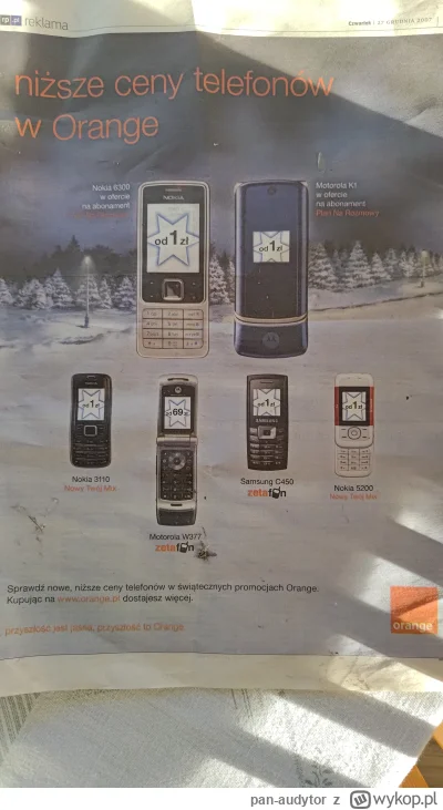 pan-audytor - Co wybrać pod choinkę? ( ͡º ͜ʖ͡º) #orange #telefony #nokia #samsung #gi...