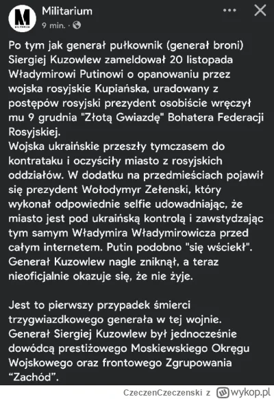 CzeczenCzeczenski - O masz, znów rozlany olej koło okna

#ukraina #wojna #rosja