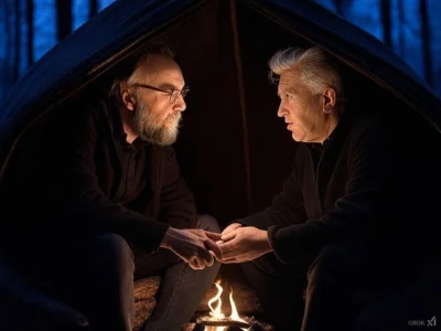 Al-3x - Rosyjski filozof, Dugin wrzucił taki obrazek wygenerowany przez Ai na swojego...