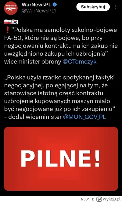 N331 - #polska #polityka #bekazpisu #afera #nikogo