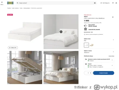 frifinker - Cześć,
Mam zamiar kupić łóżko. Kwota którą posiadam to 1000-2000 zł. Używ...
