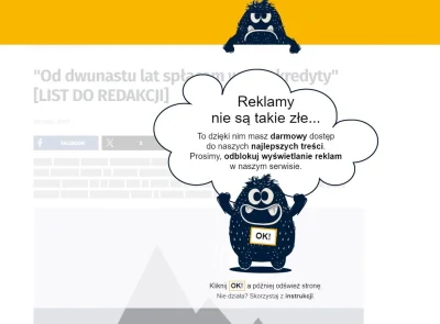 ChlopoRobotnik2137 - o ty ch*jku onecie jeden! Kij ci w oko!
#onet #adblock #reklamak...