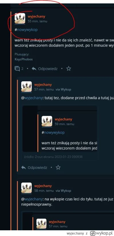 wyjechany - @wyjechany: to chyba jest odliczanie do usunięcia posta, już jest 55 minu...