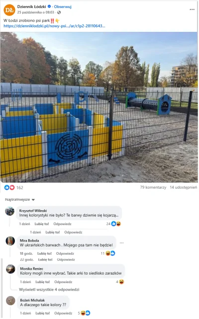 JanTrajbal2 - Polaków triggerują już kolory zabawek na psim placu zabaw. 
#bekazprawa...