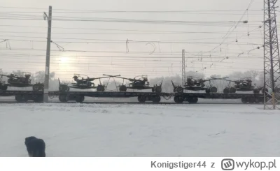 Konigstiger44 - Ruscy wiozą  armaty przeciwlotnicze S-60 na Ukrainę ( ͡° ͜ʖ ͡°) Tak w...
