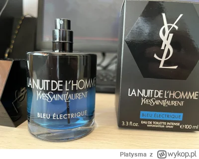 Platysma - Sprzedam YSL La Nuit de L'Homme Bleu Électrique 94/100 ml za 330 zł. Kupio...