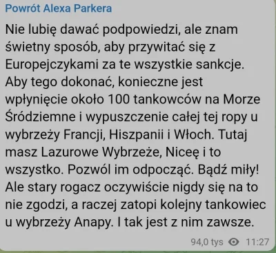 Nieszkodnik - >Kremlowski szachista chcial zaostrzyć no to zaostrzył.( ͡° ͜ʖ ͡°)

@bo...