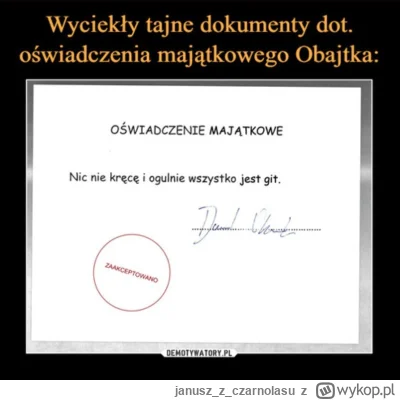 januszzczarnolasu - Majątek Obajtka. Prezes Orlenu chciał sprostowania.