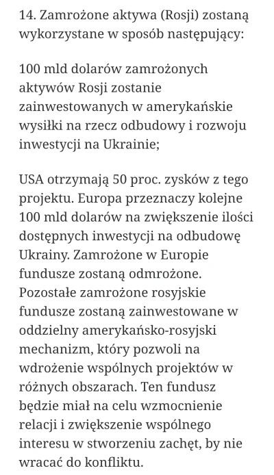 JanDzbanPL - 100 mld $ ruskich aktywów dla USA, drugie 100 mld $ od Europejczyków a z...